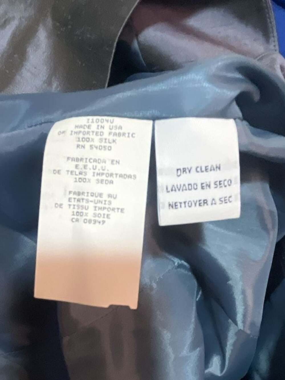 Saville Suit Women's 100% Silk Gray Skirt Suit Set Size 12 - Picture 10 of 16